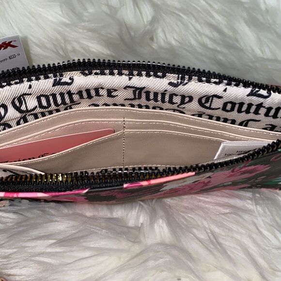 NWT Juicy Couture Pick Your Petal Floral Wristlet - Picture 12 of 12